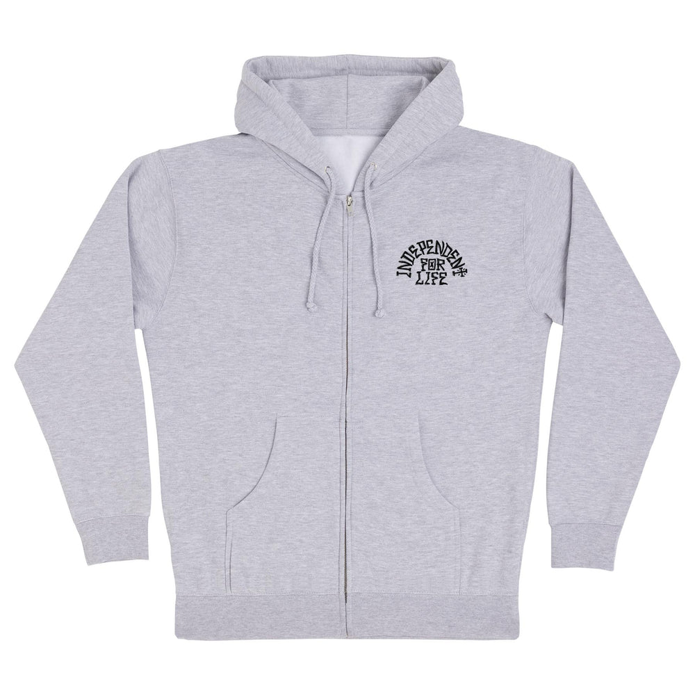 Truck Head Mens Zip Hoodie | Independent | Skate Apparel