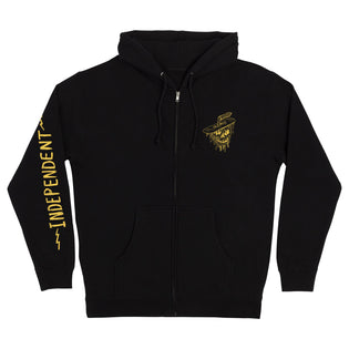 Bratrud Notebook Mens Independent Zip Hoodie Black