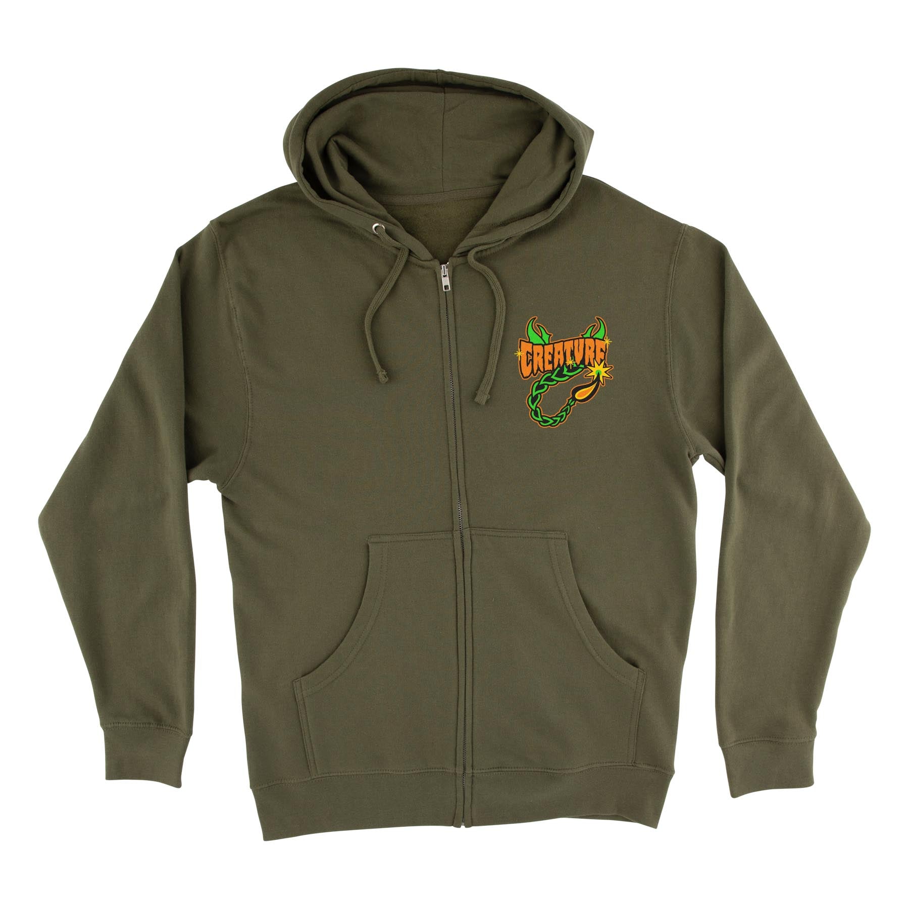 ★Creature★Deadly Sands Zip Up Hoodie 関税込★ Deadly Sands Zip Hoodie | Men's Skate Clothing | Creature