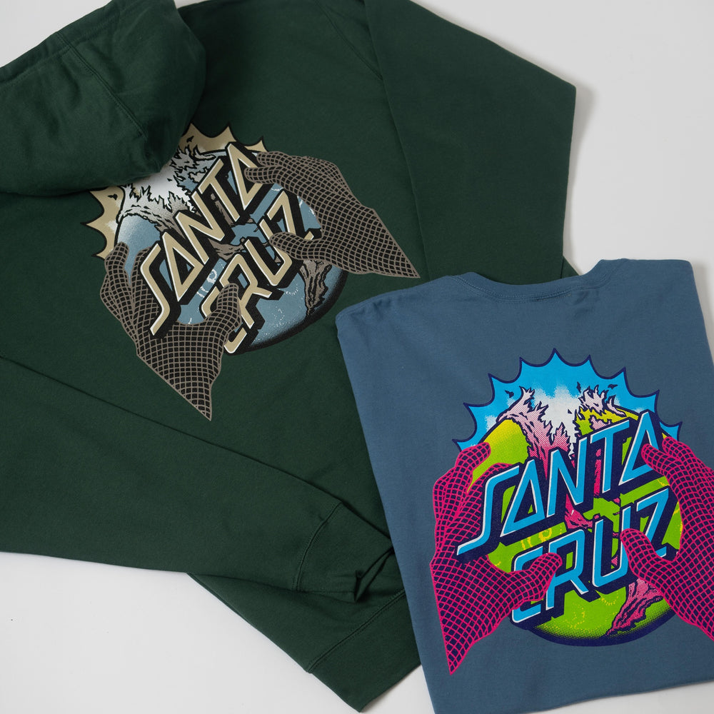 Kendall End Of The Dot Zip Hoodie | Men's Skate Clothing | Santa Cruz