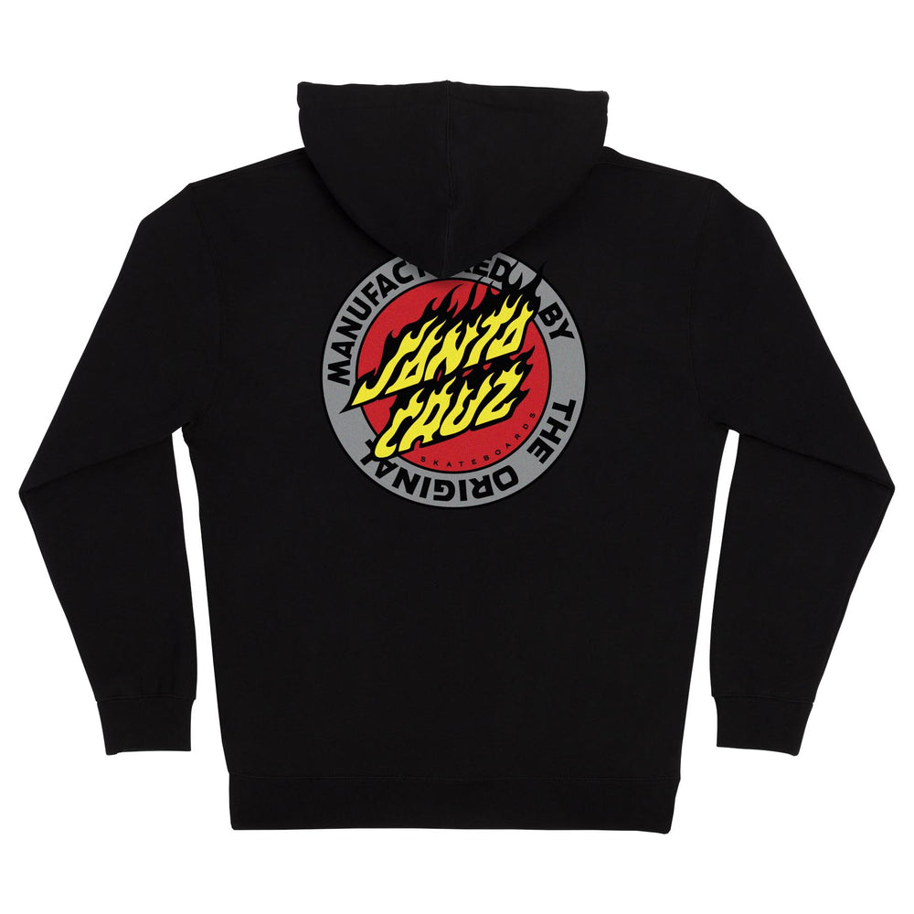 Flamed MFG Dot Zip Hoodie | Men's Skate Clothing | Santa Cruz