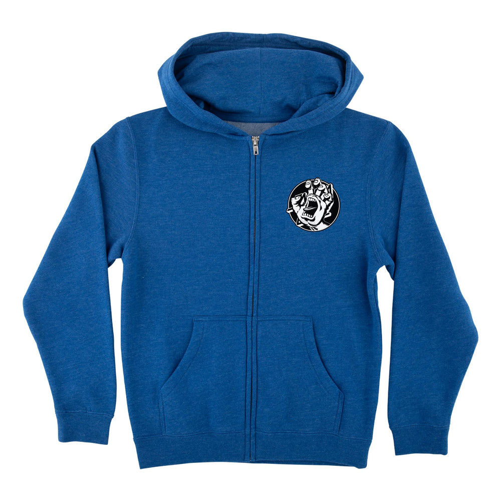 Hoodie Santa Cruz Garçon 13-14 Ans – Noir – Zippé – Occasion (détails)