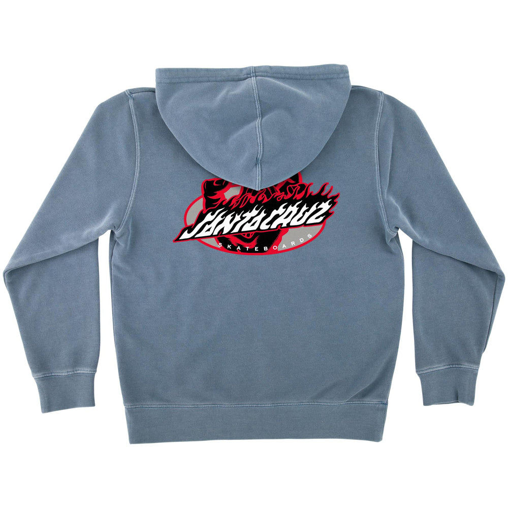 Screaming Fire Oval Hoodie | Youth Skate Clothing | Santa Cruz