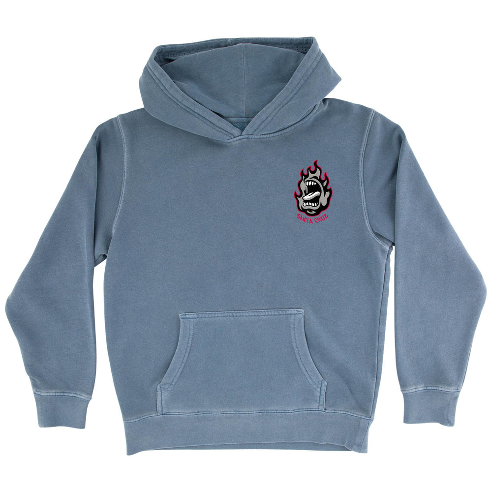 Screaming Fire Oval Hoodie | Youth Skate Clothing | Santa Cruz