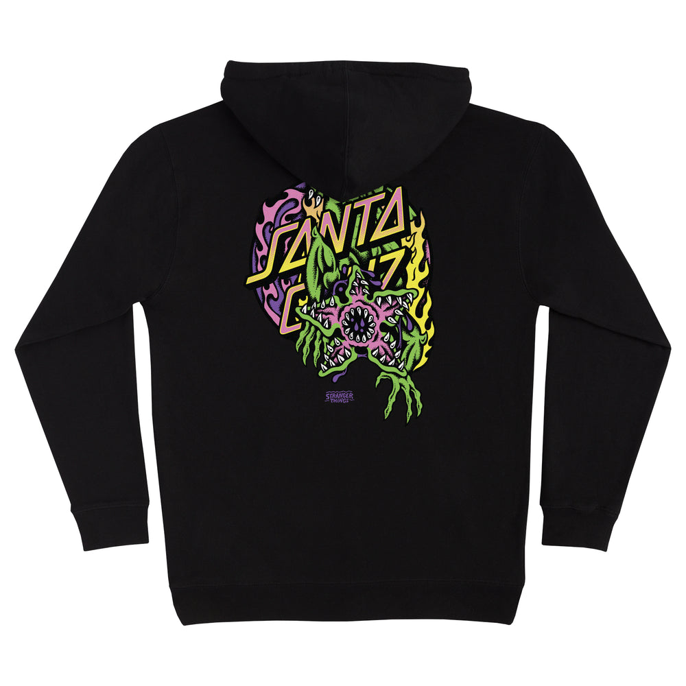 Stranger Things How To Hunt A Demogorgon Black Hoodie Mens Small Esy Surf Co