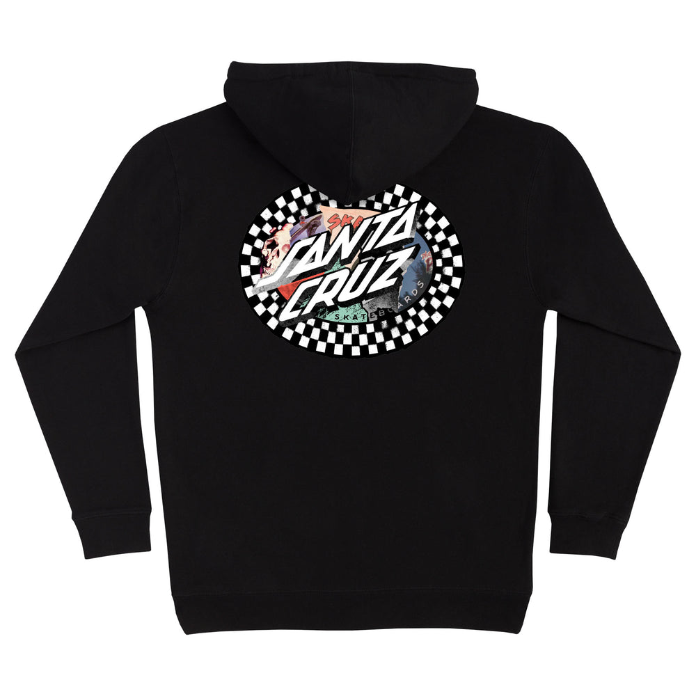 Collage Oval Dot Hoodie | Men's Skate Clothing | Santa Cruz