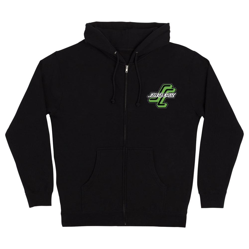 Outer OGSC Zip Hoodie | Men's Skate Clothing | Santa Cruz