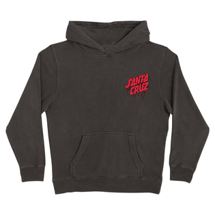 Delfino Spotlight Dot Youth Santa Cruz Hoodie Pigment Black