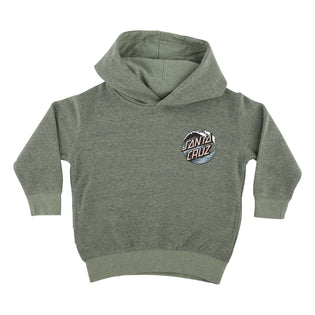 Wave Dot Santa Cruz Kids Hoodie Bamboo Blackout