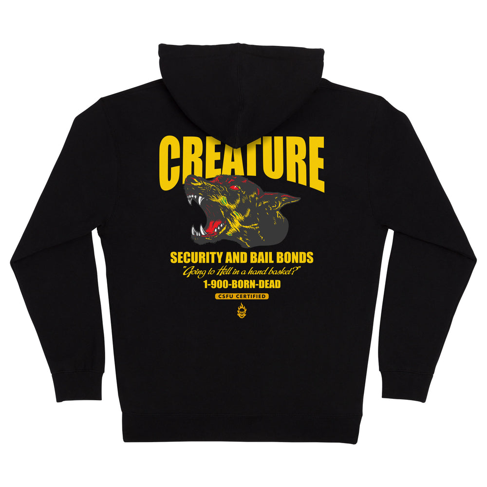 Security Service Zip Hoodie| Men's Clothing | Creature Skateboards