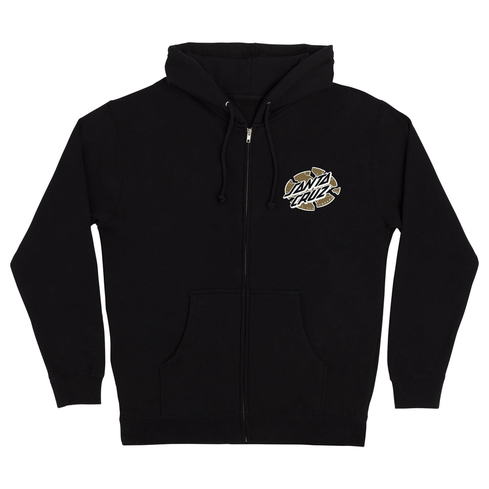 Grabke Exploding Dot Zip Hoodie| Men's Skate Clothing | Santa Cruz