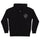 Scourge Hand Mens Santa Cruz Zip Hoodie Black