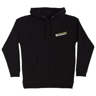 Damaged Hand Mens Santa Cruz Hoodie Black