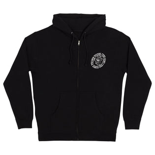 Pokémon & Santa Cruz TCG Hand Mens Zip Hoodie Black