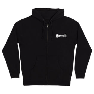 Span Mens Independent Zip Hoodie Black