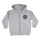 Tartan Plaid Dot Santa Cruz Kids Zip Hoodie Heather