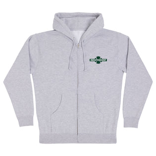 OGBC Legacy Mens Independent Zip Hoodie Grey Hthr