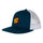 Cruz Embroidered Santa Cruz Trucker Hat Harbor Blue/Wht