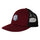 Cruz Embroidered Santa Cruz Trucker Hat Maroon w/Slate