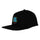 Screaming Hibiscus Snapback Santa Cruz Hat Black