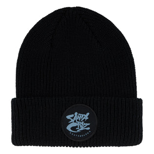 Pace Trap Santa Cruz Long Shoreman Beanie Black