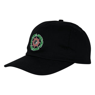 Sol Spiral Santa Cruz Snapback Hat Black