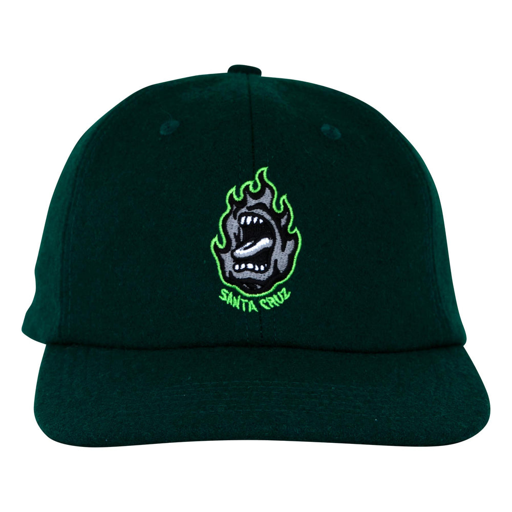 Screaming Fire Snapback | Skate Headwear | Santa Cruz