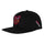 Stranger Things Hellfire Club Santa Cruz Snapback Hat Black