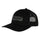 Cut Strip Mesh Trucker Structured Unisex Santa Cruz Hat Black