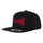 Span Embroidered Snapback Independent Hat Black/Dk Red