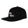 Sticker Slap Snapback Independent Hat Black