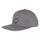 Plasma Stacked Strip Snapback Santa Cruz Hat Hthr Grey w/Silver