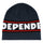 Bar Logo Beanie Skull Cap Unisex Independent Hat Navy