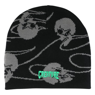 Spiral Santa Cruz Skull Beanie Black