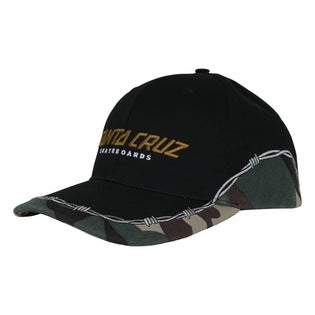 Spot Santa Cruz Snapback Hat Black Camo