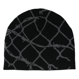 Spot Chain Santa Cruz Skull Beanie Black