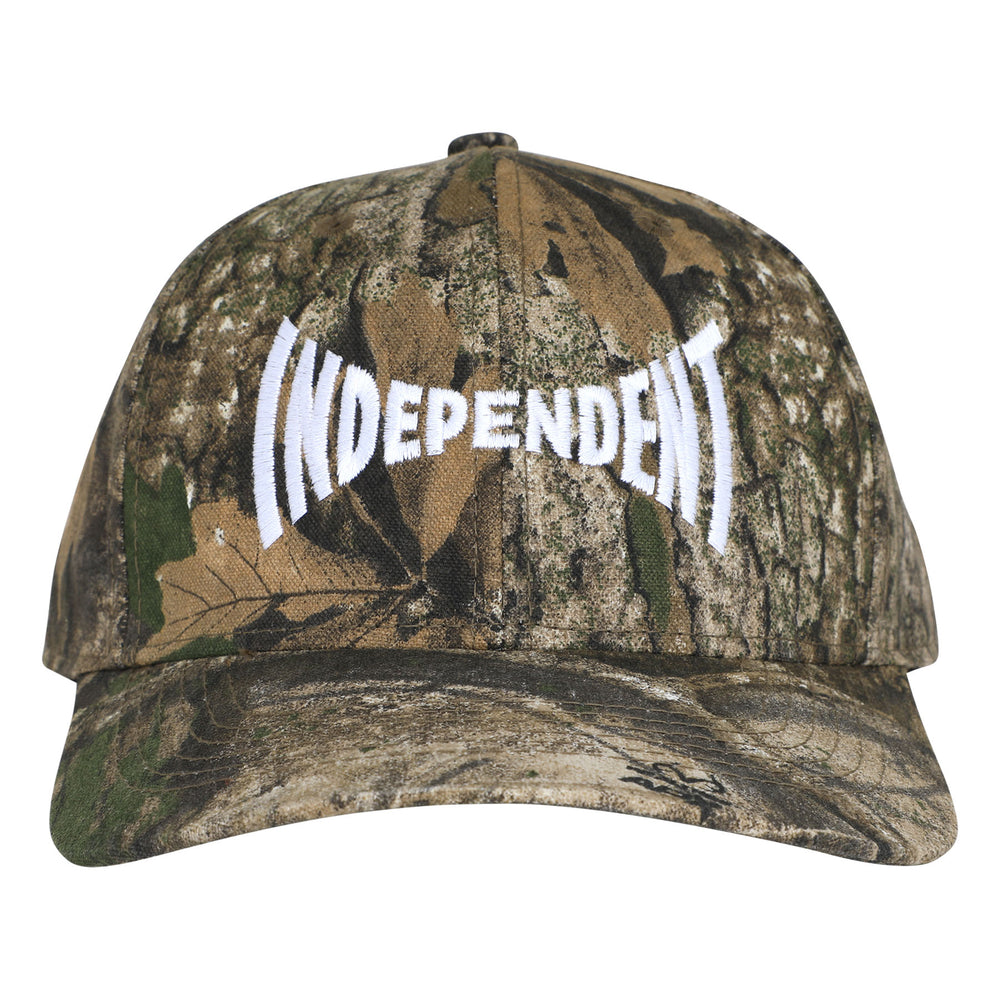 Span Logo Camo Hat | Independent x Realtree Collab | Men's Skate