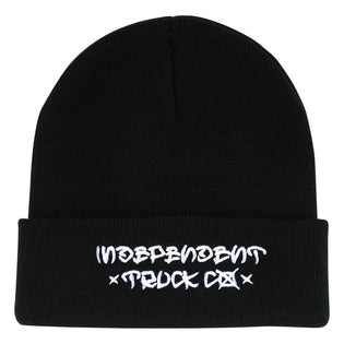 ITC Street Script Independent Long Shoreman Beanie Black