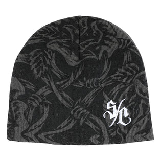 Dressen Pen Roses Santa Cruz Skull Cap Beanie Grey/Black