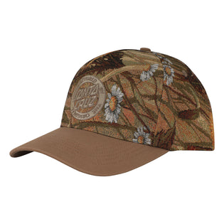 MFG Tapestry Santa Cruz Snapback Hat Floral/Khaki