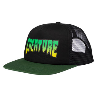 Creature Logo Trucker Hat Black