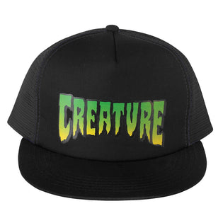 Creature Logo Trucker Hat Black