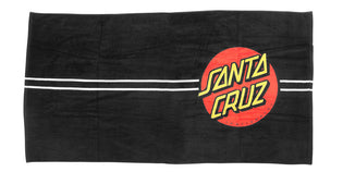 Classic Dot Santa Cruz Towel Black