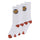 Cruz Mens Santa Cruz Socks White w/Blue