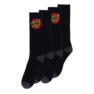 Cruz Mens Santa Cruz Socks Black