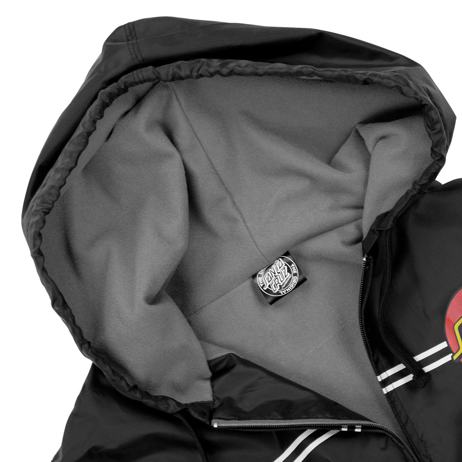 Dot Hooded Windbreaker | Men's Skate Jackets | Santa Cruz