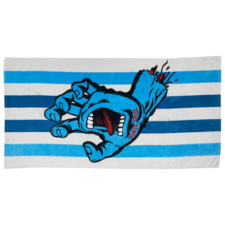 Screaming Hand Santa Cruz Towel Black