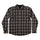 Belmont Mens Independent Longsleeve Flannel Shirt Black/White