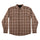Belmont Mens Independent Longsleeve Flannel Shirt Brown/Tan