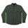 Belmont Mens Independent Longsleeve Flannel Shirt Grey/Green/Black